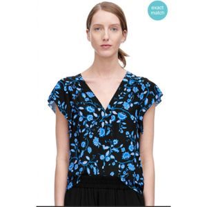 Rebecca Taylor silk floral top